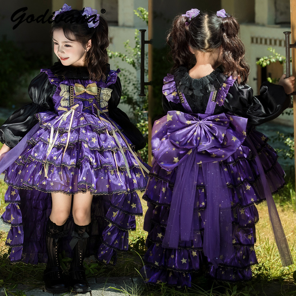 Baby Clothing Dresser - Little Girls' Elegant Gothic Lolita Birthday