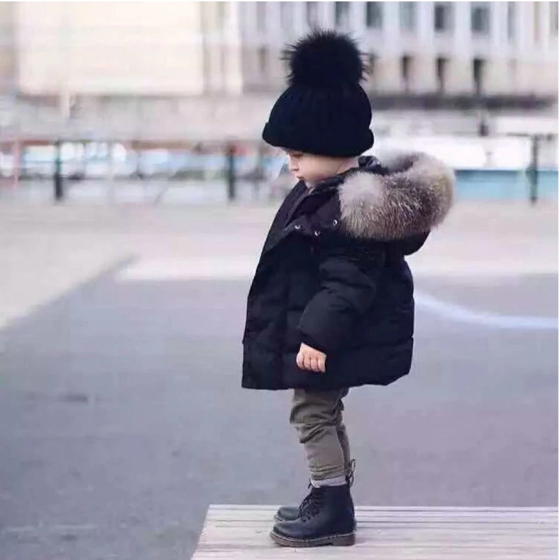 Baby Clothing Dividers - Children Kids Winter Thick Hooded Outerwear