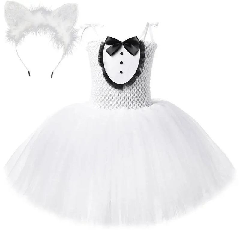 White Black Cat Tutu Dress for - Baby Clothing Dresser ulasan dan harga