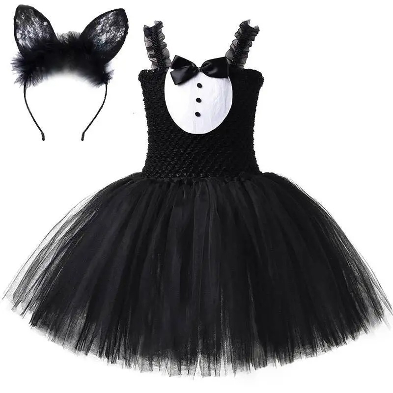 White Black Cat Tutu Dress for - Baby Clothing Dresser ulasan dan harga