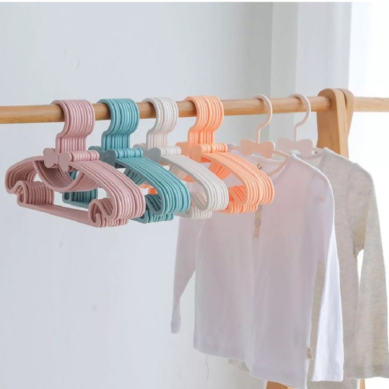 5/10/20pcs Baby Clothes Racks  - Baby Clothing Hanging Rack ulasan dan harga