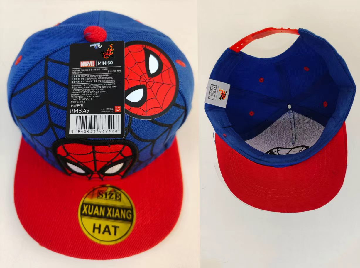 Anime Cartoon Spiderman Hats f - Baby Clothing Usa ulasan dan harga